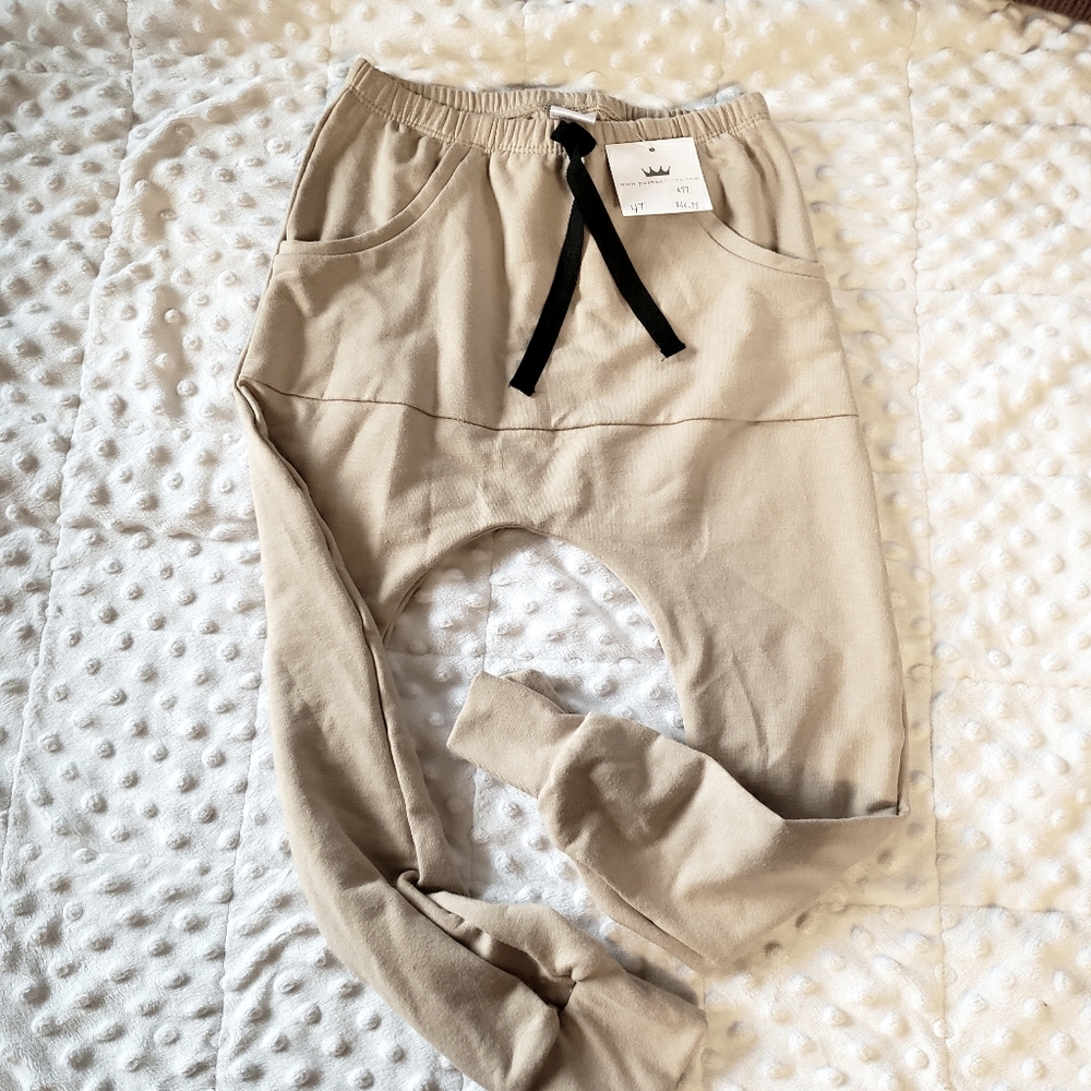 BNWT 4T Posh & Cozy Tan Harems